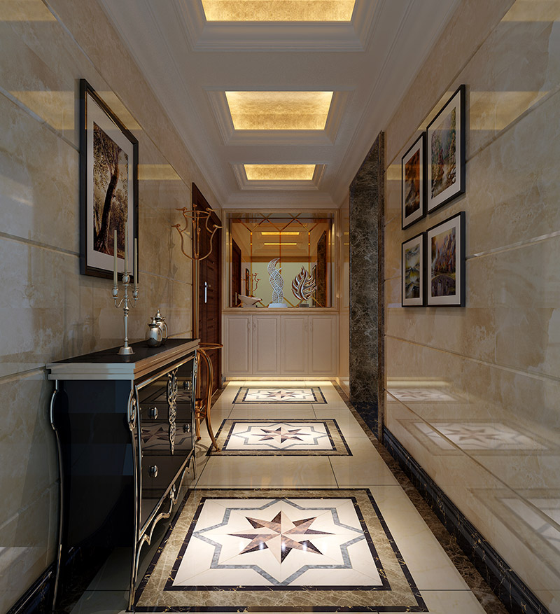 黃岐長(zhǎng)信御景峰四居186平米歐式風(fēng)格室內(nèi)裝修案例-玄關(guān) 黃岐長(zhǎng)信御景峰四居186平米歐式風(fēng)格室內(nèi)裝修案例-玄關(guān)