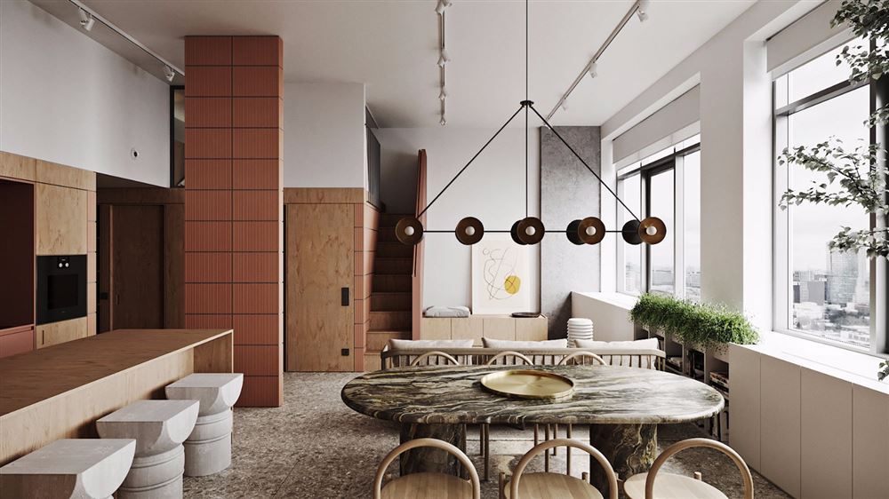 佛山市萬科金域時光(商業)輕奢風格三居室裝修案例