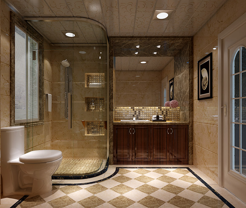 黃岐長(zhǎng)信御景峰四居186平米歐式風(fēng)格室內(nèi)裝修案例-衛(wèi)生間 黃岐長(zhǎng)信御景峰四居186平米歐式風(fēng)格室內(nèi)裝修案例-衛(wèi)生間