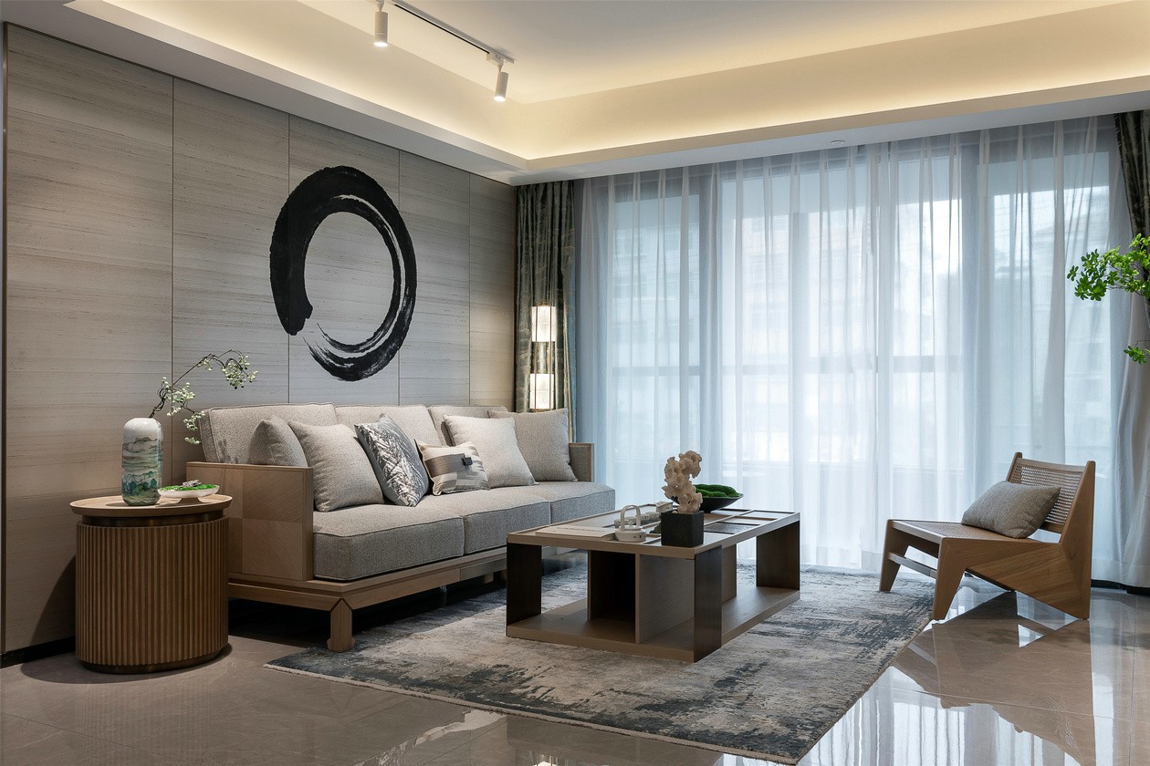 廣州市越秀東園新村現(xiàn)代簡約風(fēng)格三居室裝修案例