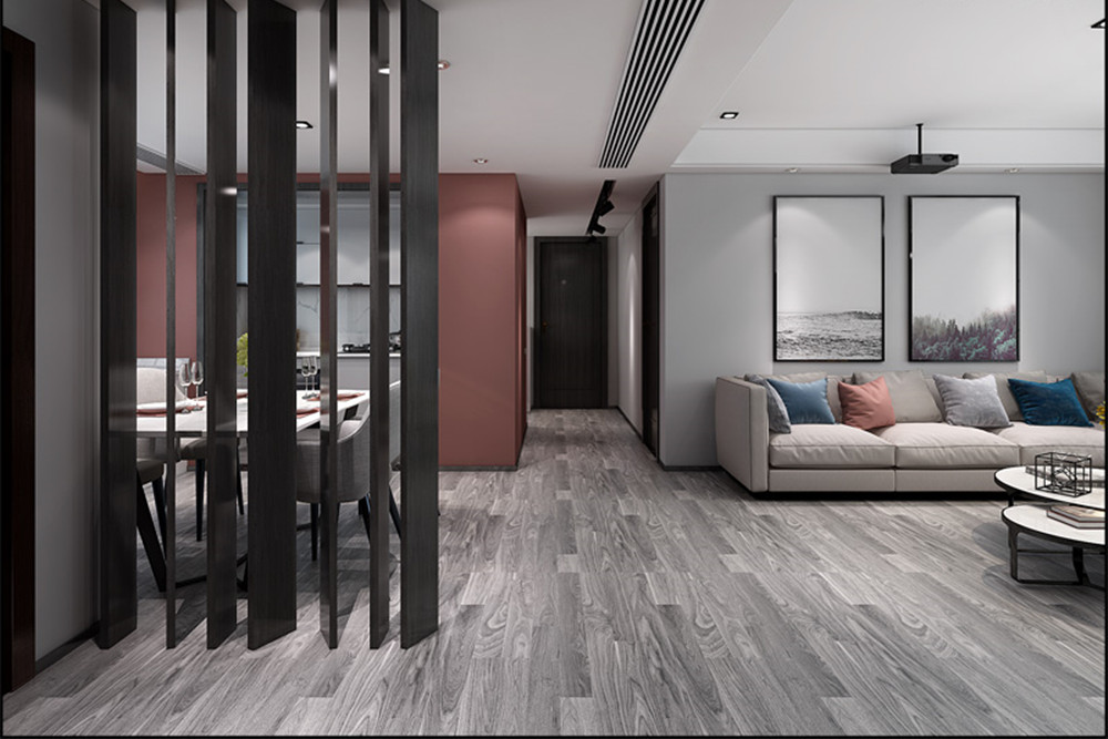 合肥市高速時(shí)代書(shū)院現(xiàn)代簡(jiǎn)約風(fēng)格三居室裝修案例