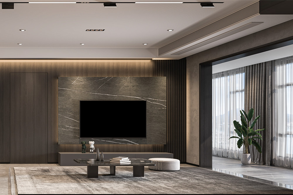 連云港市鳳凰名都現代簡約風格三居室裝修案例