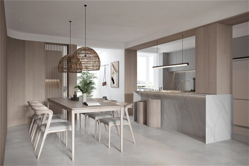 德陽市國稅局家屬區(羅江)現代簡約風格三居室裝修案例