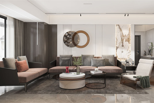 潮州市大豐園現代簡約風格三居室裝修案例