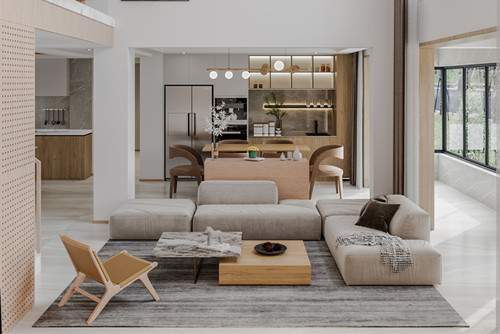 淮安201-300平米現(xiàn)代簡約風格中南璽園家裝設(shè)計效果圖