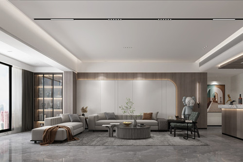 潮州市安盛花苑現代簡約風格四居室裝修案例