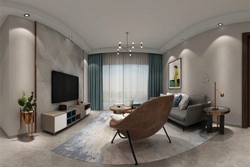 惠州市萬城現(xiàn)代簡約風(fēng)格三居室裝修案例