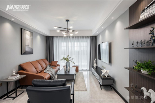 常州市清潭新村現(xiàn)代簡約風格三居室裝修案例