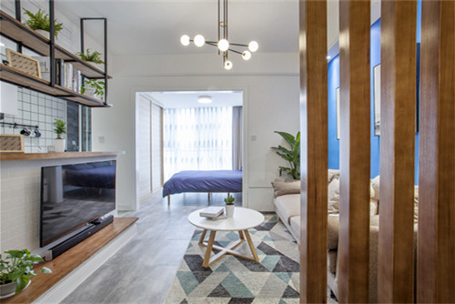 德陽市雍錦坊北歐風格二居室裝修案例