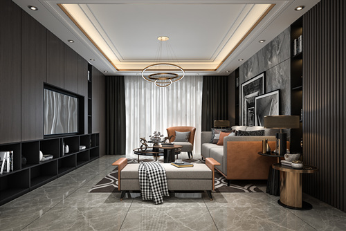 貴港市創新中學宿舍現代簡約風格三居室裝修案例