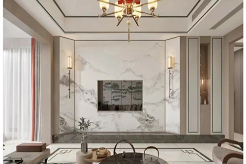 揭陽市港泰豪庭新中式風格平層裝修案例