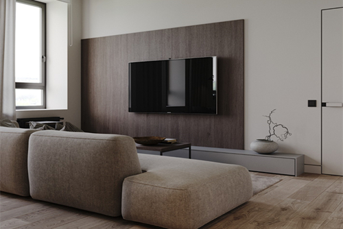 江門市海悅君庭現代簡約風格三居室裝修案例