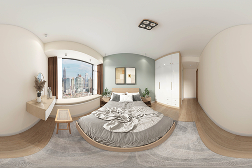 江門市柏麗豪園北歐風格三居室裝修案例