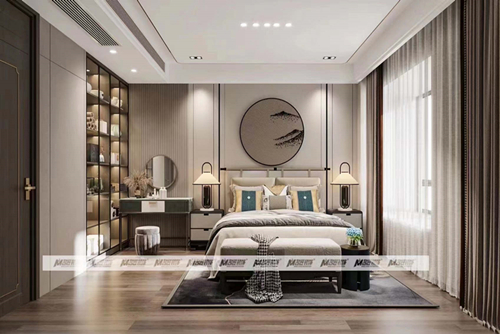 衢州市城南中路小區現代風格四居室裝修案例