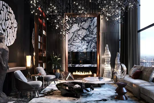 韶關(guān)市仁化碧桂園悅璽現(xiàn)代風(fēng)格三居室裝修案例