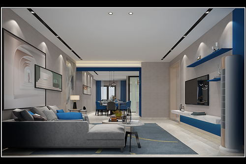 衢州市東城錦苑現(xiàn)代簡約風格四居室裝修案例