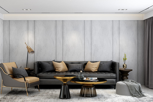 中山市麗豐棕櫚彩虹別墅輕奢風格平層裝修案例