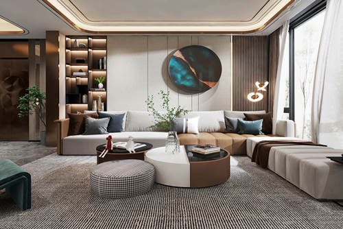 河源市財政所家屬樓現(xiàn)代簡約風(fēng)格四居室裝修案例