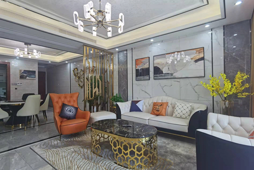 河源市財政所家屬樓現(xiàn)代風(fēng)格平層裝修案例