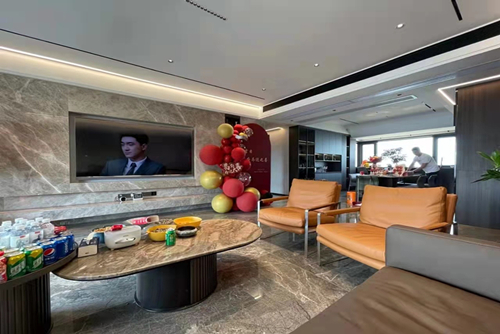 河源市富潤名都輕奢風格四居室裝修案例