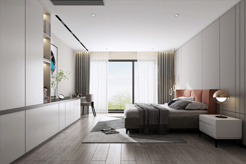 ?？谑鞋F代花園現代風格三居室裝修案例