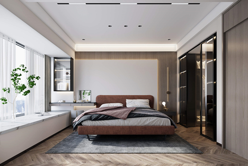 海口市保利中央海岸現(xiàn)代簡約風(fēng)格平層裝修案例