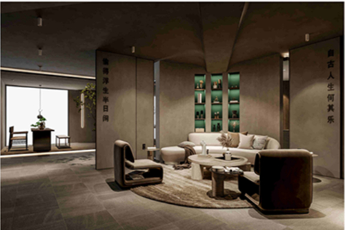 海口市濱江帝景現(xiàn)代簡(jiǎn)約風(fēng)格辦公空間裝修案例