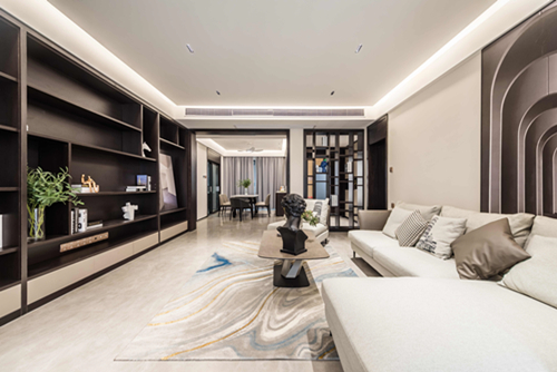 海口市誠方創世紀廣場現代簡約風格四居室裝修案例