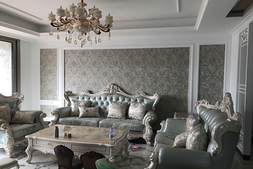 江門市匯銀江南富灣歐式風(fēng)格復(fù)式裝修案例