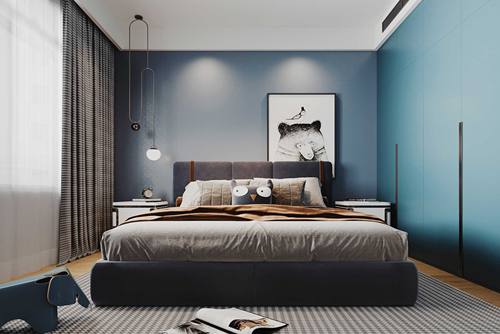 江門市富城大道住宅樓歐式風格三居室裝修案例