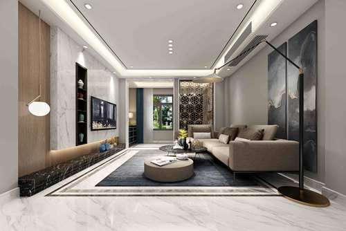 清遠市陽光國際都匯現代簡約風格別墅裝修案例