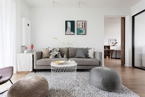 中山市慶豐花園現代風格三居室裝修案例