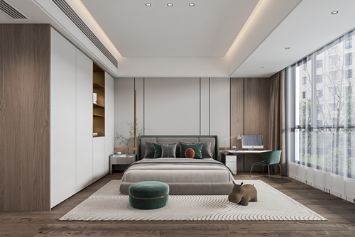 汕頭市蓬海公館現代風格四居室裝修案例