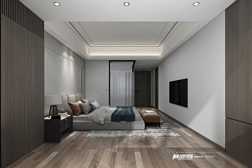 汕頭市悅水灣現代簡約風格四居室裝修案例