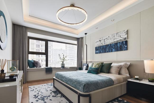 汕頭市尚逸華府新中式風格四居室裝修案例