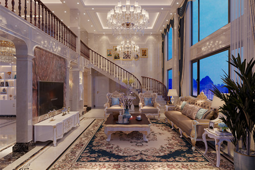 潮州市安居樓歐式風格別墅裝修案例