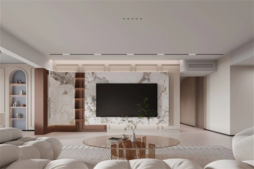 潮州市庵埠冠園現(xiàn)代簡約風格四居室裝修案例