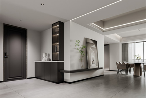 潮州市安盛花苑現代簡約風格四居室裝修案例