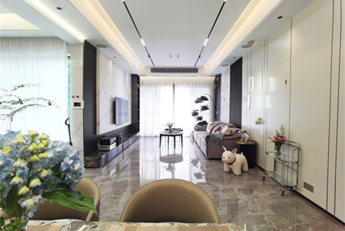 佛山市碧桂園智慧慢城現代簡約風格四居室裝修案例