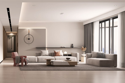 海口市紫荊花園二區現代簡約風格三居室裝修案例