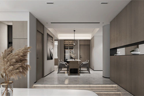 海口市南國(guó)威尼斯城別墅現(xiàn)代簡(jiǎn)約風(fēng)格三居室裝修案例