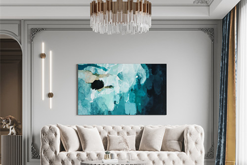 廣州市越秀·大學城·和樾府輕奢風格二居室裝修案例