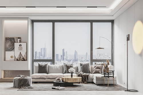 廣州市廟前西街小區(qū)現(xiàn)代簡約風(fēng)格三居室裝修案例