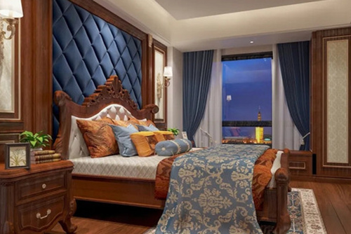 潮州市庵埠冠園歐式風格四居室裝修案例