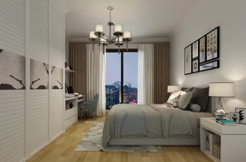 貴港市創新中學宿舍現代簡約風格三居室裝修案例