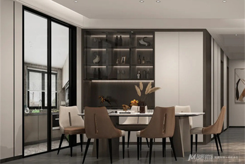 汕頭市悅水灣現代簡約風格四居室裝修案例